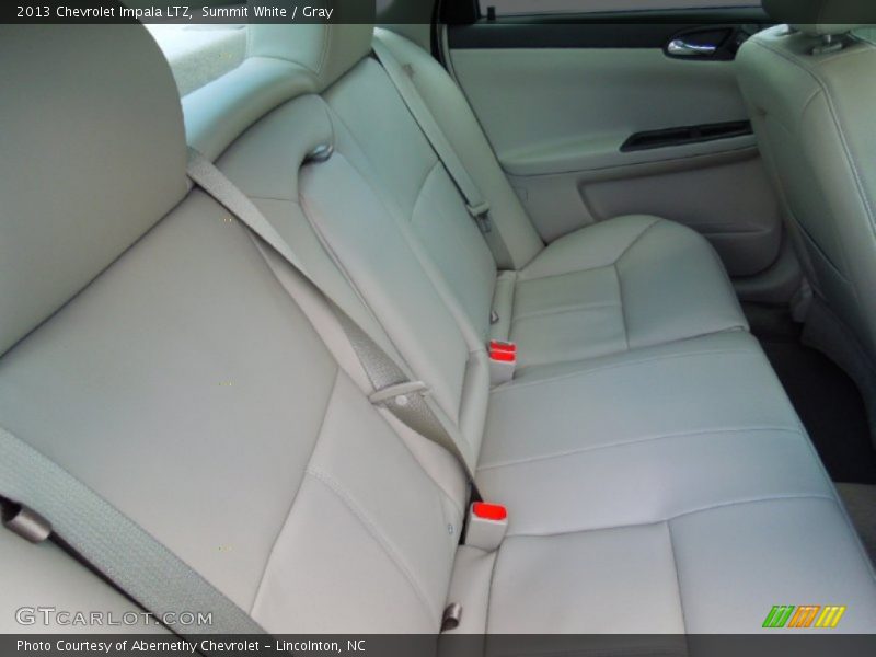 Summit White / Gray 2013 Chevrolet Impala LTZ