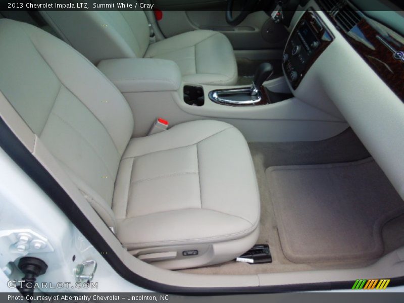 Summit White / Gray 2013 Chevrolet Impala LTZ