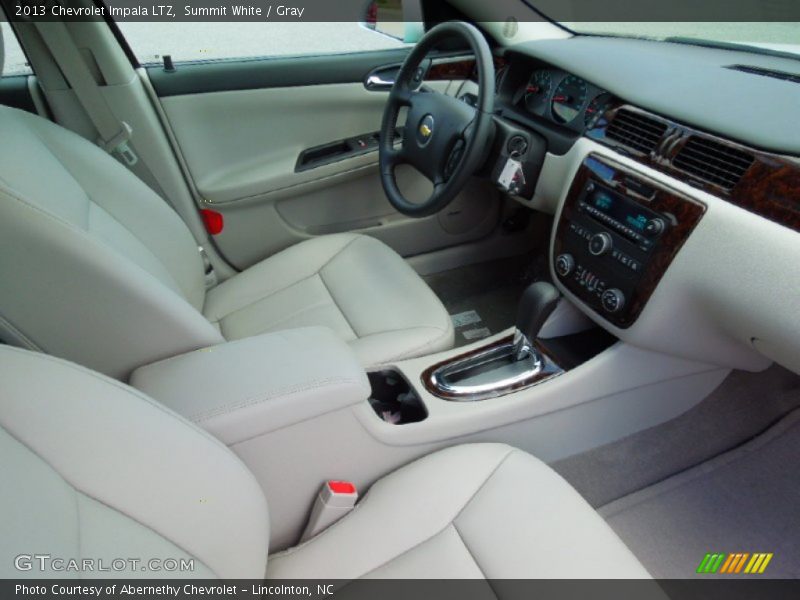 Summit White / Gray 2013 Chevrolet Impala LTZ