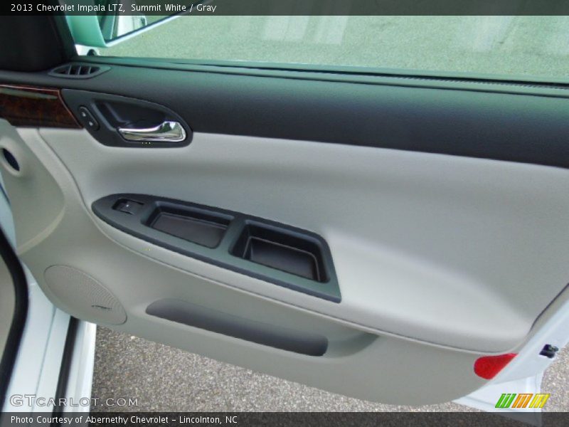 Summit White / Gray 2013 Chevrolet Impala LTZ