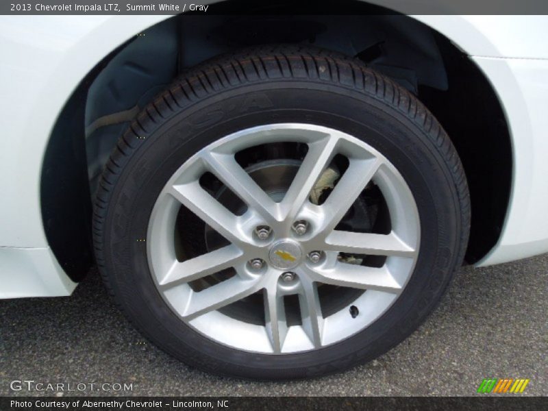 Summit White / Gray 2013 Chevrolet Impala LTZ