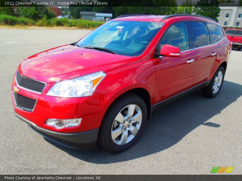 Crystal Red Tintcoat / Ebony 2012 Chevrolet Traverse LT