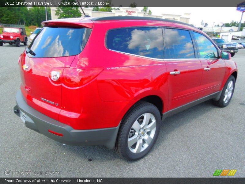 Crystal Red Tintcoat / Ebony 2012 Chevrolet Traverse LT