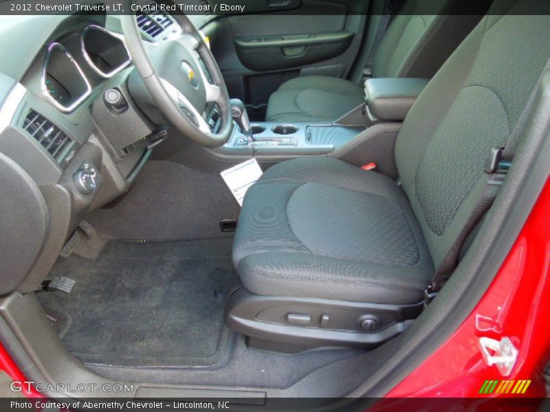 Crystal Red Tintcoat / Ebony 2012 Chevrolet Traverse LT