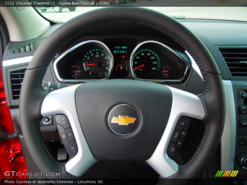 Crystal Red Tintcoat / Ebony 2012 Chevrolet Traverse LT
