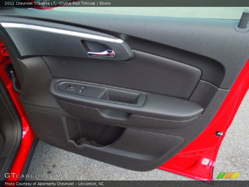 Crystal Red Tintcoat / Ebony 2012 Chevrolet Traverse LT
