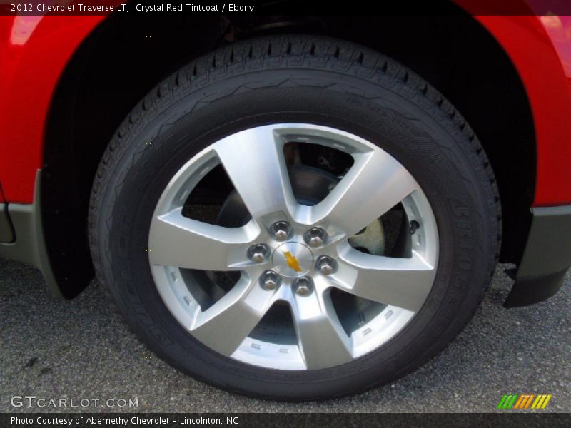 Crystal Red Tintcoat / Ebony 2012 Chevrolet Traverse LT