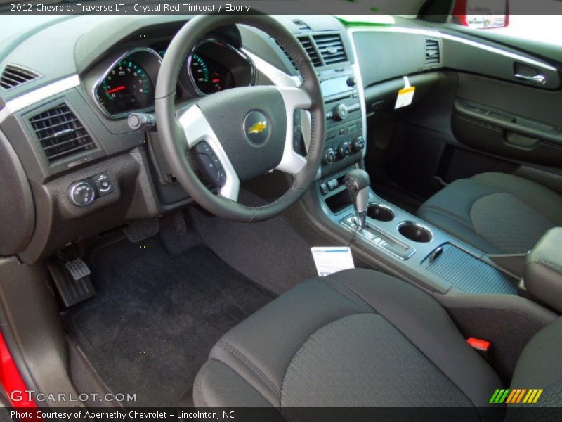 Crystal Red Tintcoat / Ebony 2012 Chevrolet Traverse LT