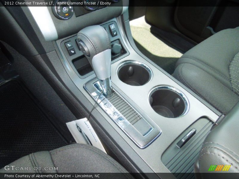 White Diamond Tricoat / Ebony 2012 Chevrolet Traverse LT