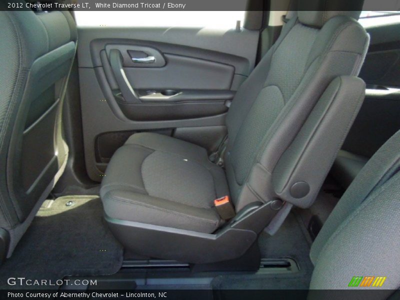 White Diamond Tricoat / Ebony 2012 Chevrolet Traverse LT