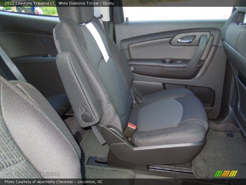 White Diamond Tricoat / Ebony 2012 Chevrolet Traverse LT