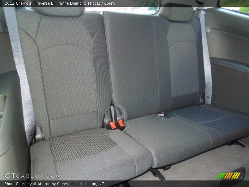 White Diamond Tricoat / Ebony 2012 Chevrolet Traverse LT