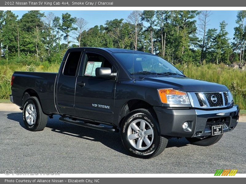 Smoke Gray / Charcoal 2012 Nissan Titan SV King Cab 4x4