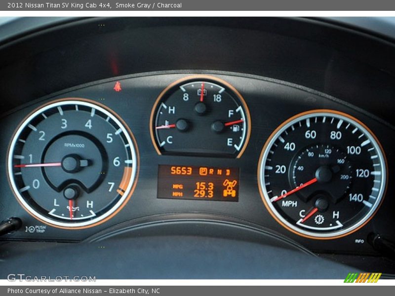  2012 Titan SV King Cab 4x4 SV King Cab 4x4 Gauges