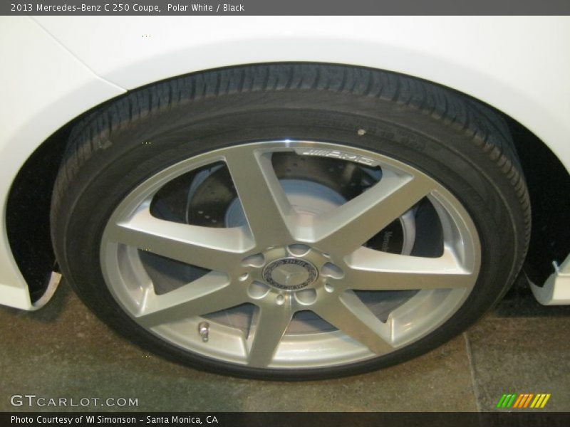 Polar White / Black 2013 Mercedes-Benz C 250 Coupe