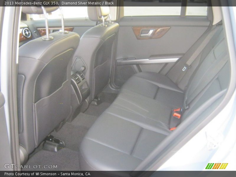 Diamond Silver Metallic / Black 2013 Mercedes-Benz GLK 350