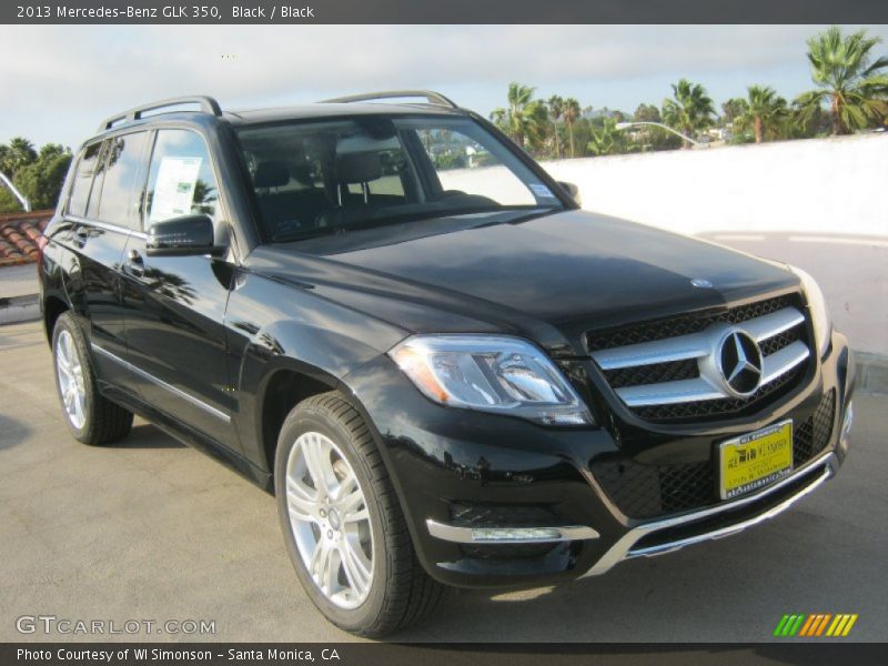Black / Black 2013 Mercedes-Benz GLK 350