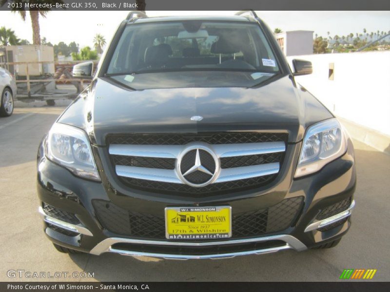 Black / Black 2013 Mercedes-Benz GLK 350