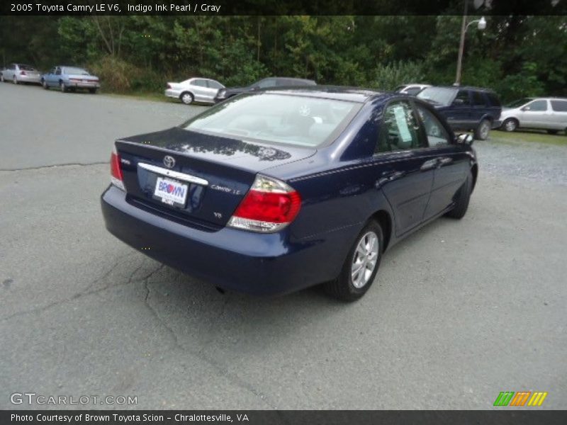 Indigo Ink Pearl / Gray 2005 Toyota Camry LE V6