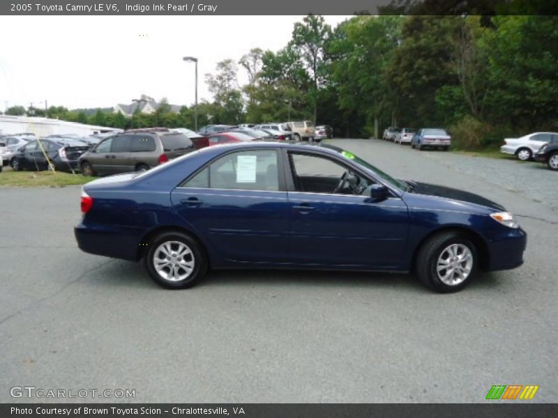 Indigo Ink Pearl / Gray 2005 Toyota Camry LE V6