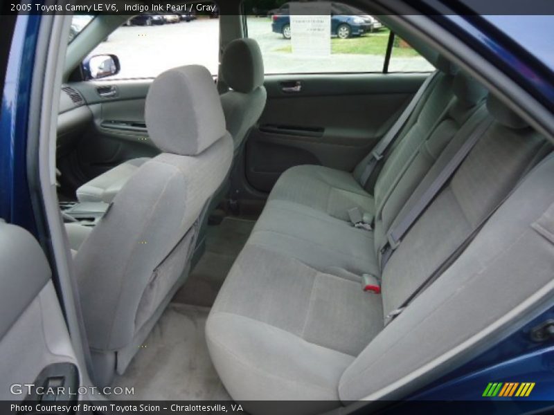 Indigo Ink Pearl / Gray 2005 Toyota Camry LE V6