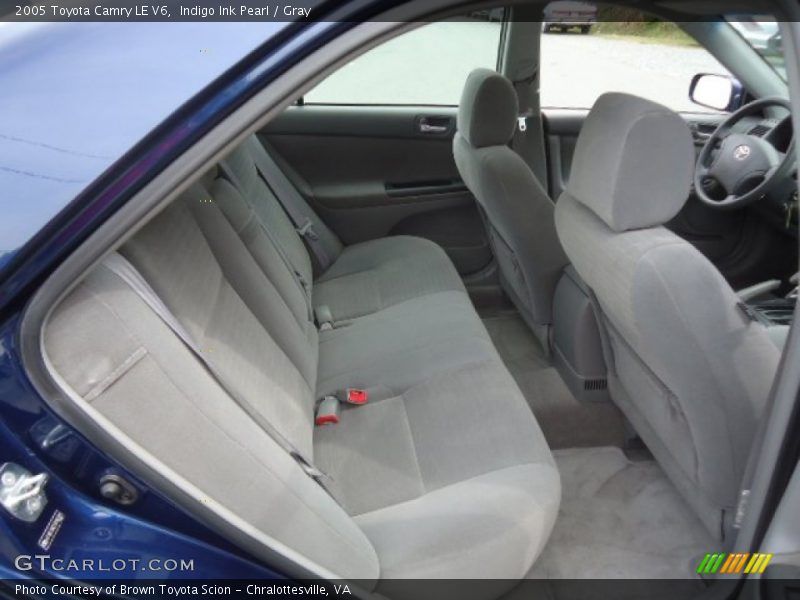 Indigo Ink Pearl / Gray 2005 Toyota Camry LE V6