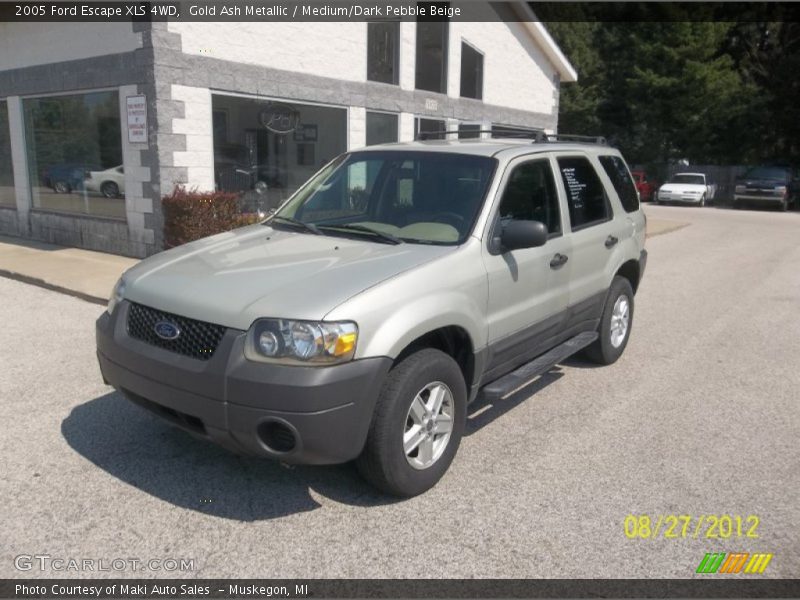 Gold Ash Metallic / Medium/Dark Pebble Beige 2005 Ford Escape XLS 4WD