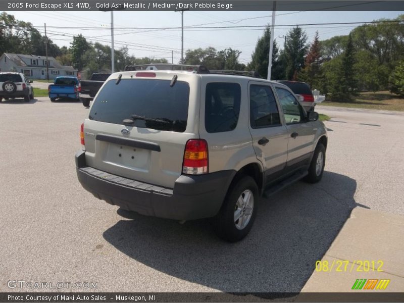 Gold Ash Metallic / Medium/Dark Pebble Beige 2005 Ford Escape XLS 4WD