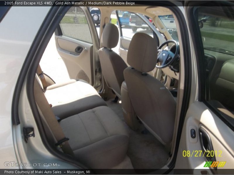 Gold Ash Metallic / Medium/Dark Pebble Beige 2005 Ford Escape XLS 4WD