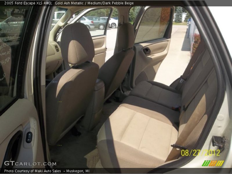 Gold Ash Metallic / Medium/Dark Pebble Beige 2005 Ford Escape XLS 4WD