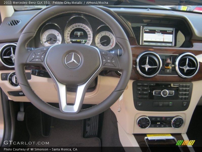 Pebble Grey Metallic / Almond/Mocha 2013 Mercedes-Benz GLK 350