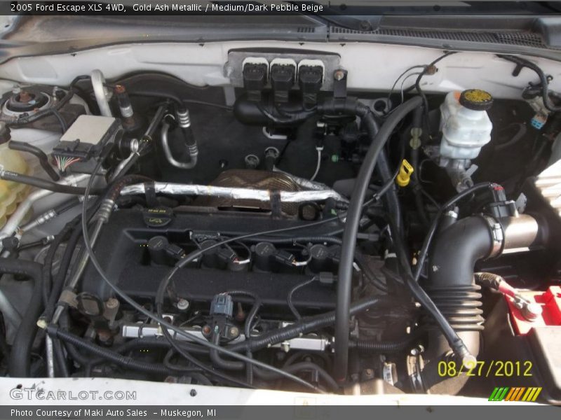 Gold Ash Metallic / Medium/Dark Pebble Beige 2005 Ford Escape XLS 4WD