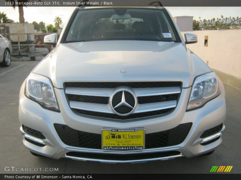 Iridium Silver Metallic / Black 2013 Mercedes-Benz GLK 350