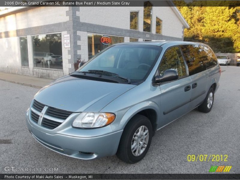 Butane Blue Pearl / Medium Slate Gray 2006 Dodge Grand Caravan SE