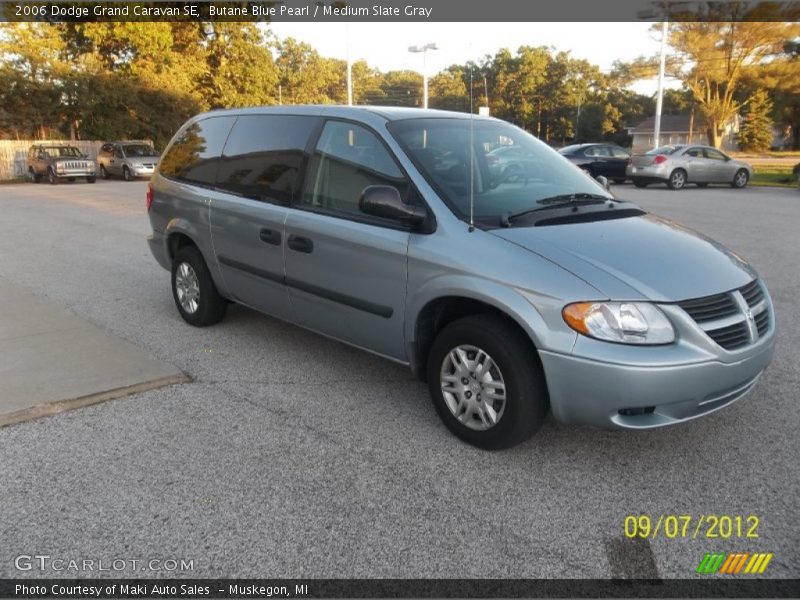 Butane Blue Pearl / Medium Slate Gray 2006 Dodge Grand Caravan SE