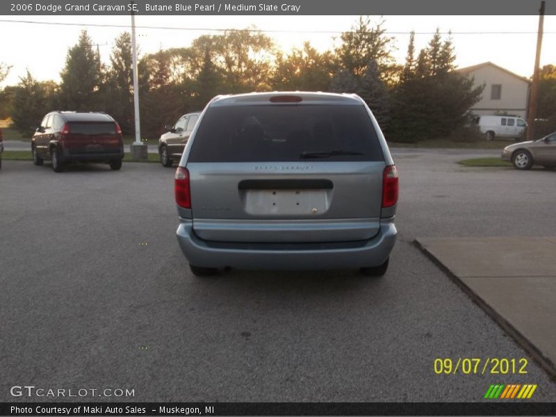 Butane Blue Pearl / Medium Slate Gray 2006 Dodge Grand Caravan SE