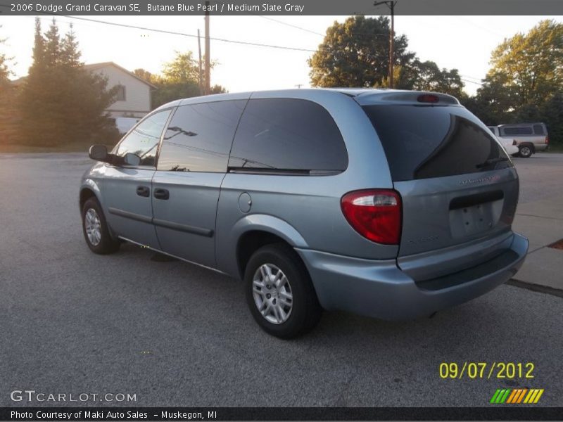 Butane Blue Pearl / Medium Slate Gray 2006 Dodge Grand Caravan SE