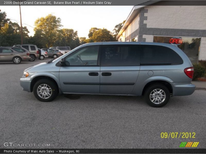 Butane Blue Pearl / Medium Slate Gray 2006 Dodge Grand Caravan SE