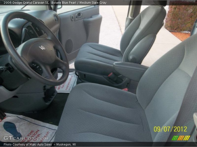Butane Blue Pearl / Medium Slate Gray 2006 Dodge Grand Caravan SE