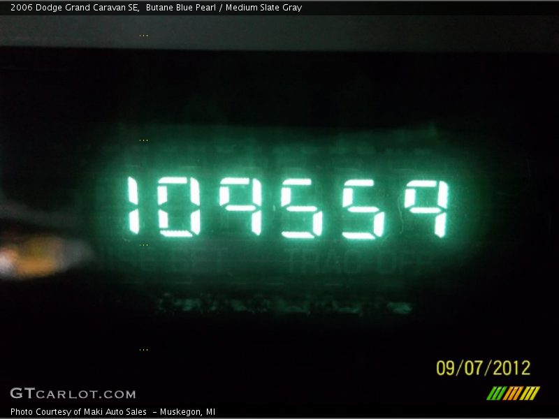 Butane Blue Pearl / Medium Slate Gray 2006 Dodge Grand Caravan SE