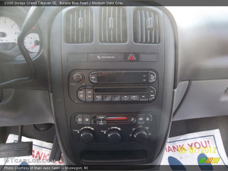 Butane Blue Pearl / Medium Slate Gray 2006 Dodge Grand Caravan SE