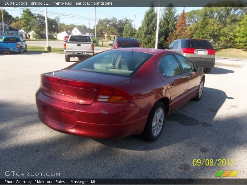 Inferno Red Pearlcoat / Sandstone 2001 Dodge Intrepid SE