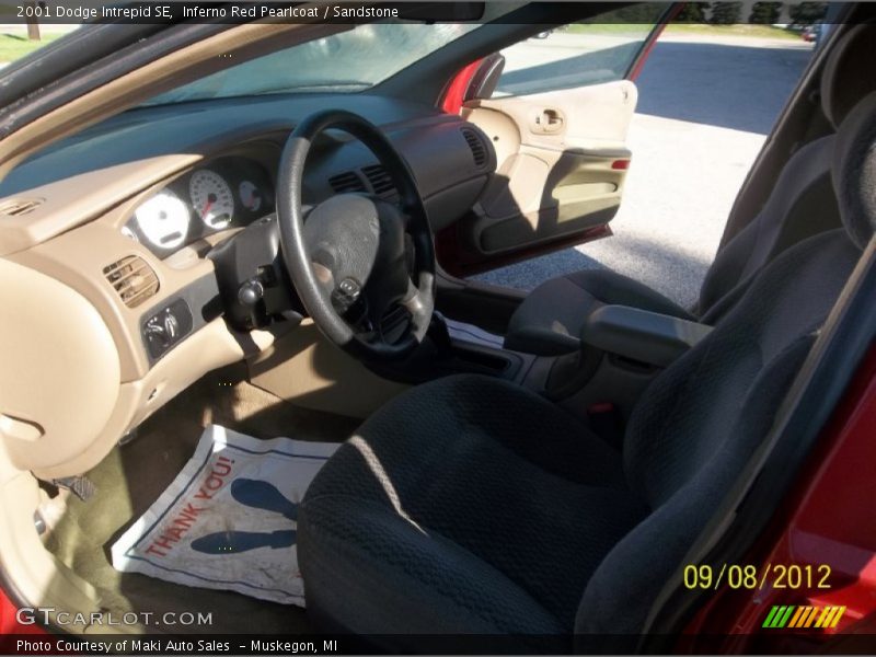 Inferno Red Pearlcoat / Sandstone 2001 Dodge Intrepid SE