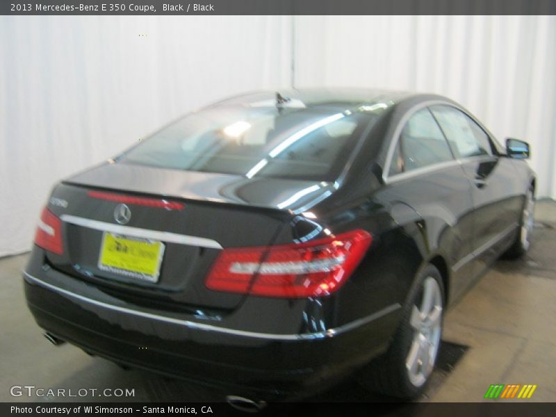 Black / Black 2013 Mercedes-Benz E 350 Coupe