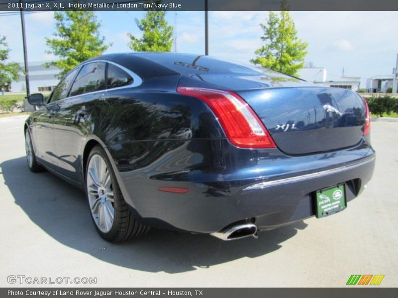 Indigo Metallic / London Tan/Navy Blue 2011 Jaguar XJ XJL