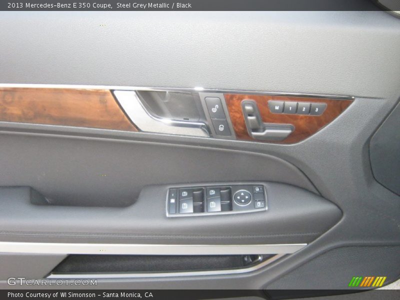 Steel Grey Metallic / Black 2013 Mercedes-Benz E 350 Coupe