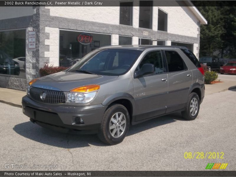 Pewter Metallic / Dark Gray 2002 Buick Rendezvous CX