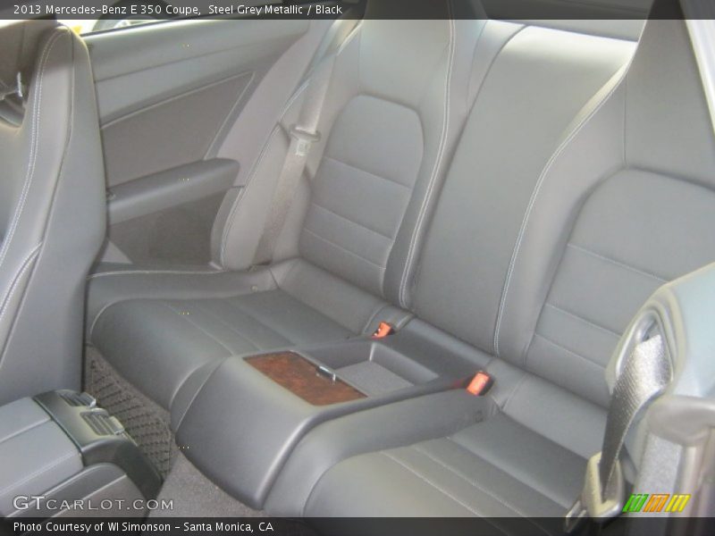 Steel Grey Metallic / Black 2013 Mercedes-Benz E 350 Coupe