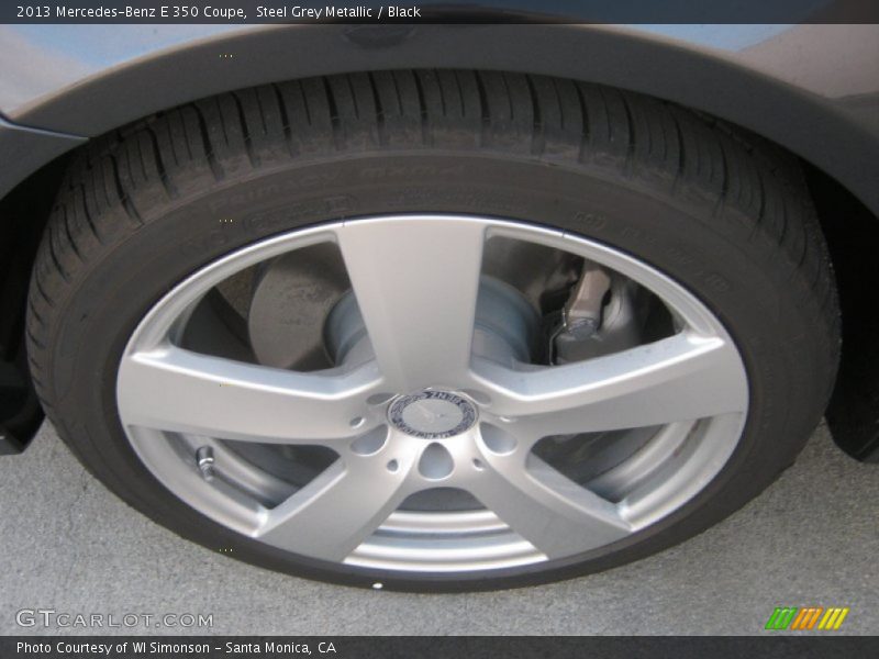 Steel Grey Metallic / Black 2013 Mercedes-Benz E 350 Coupe