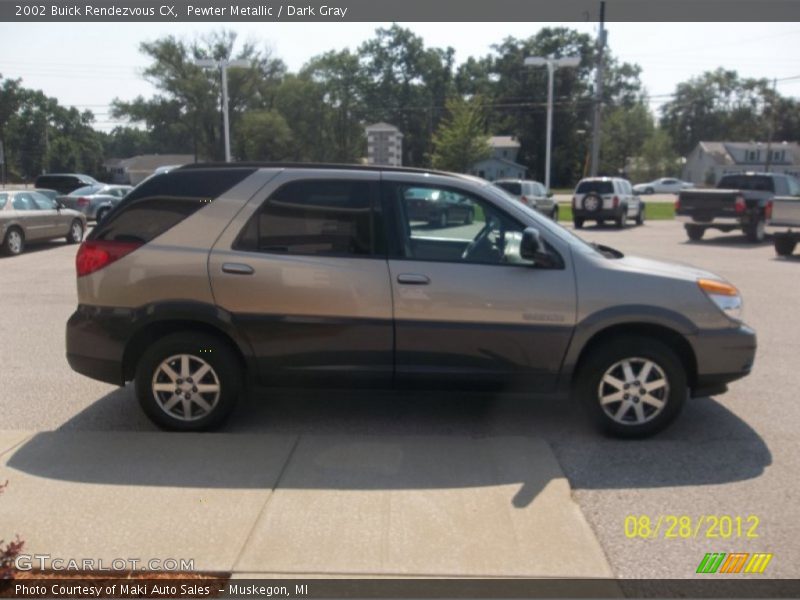 Pewter Metallic / Dark Gray 2002 Buick Rendezvous CX